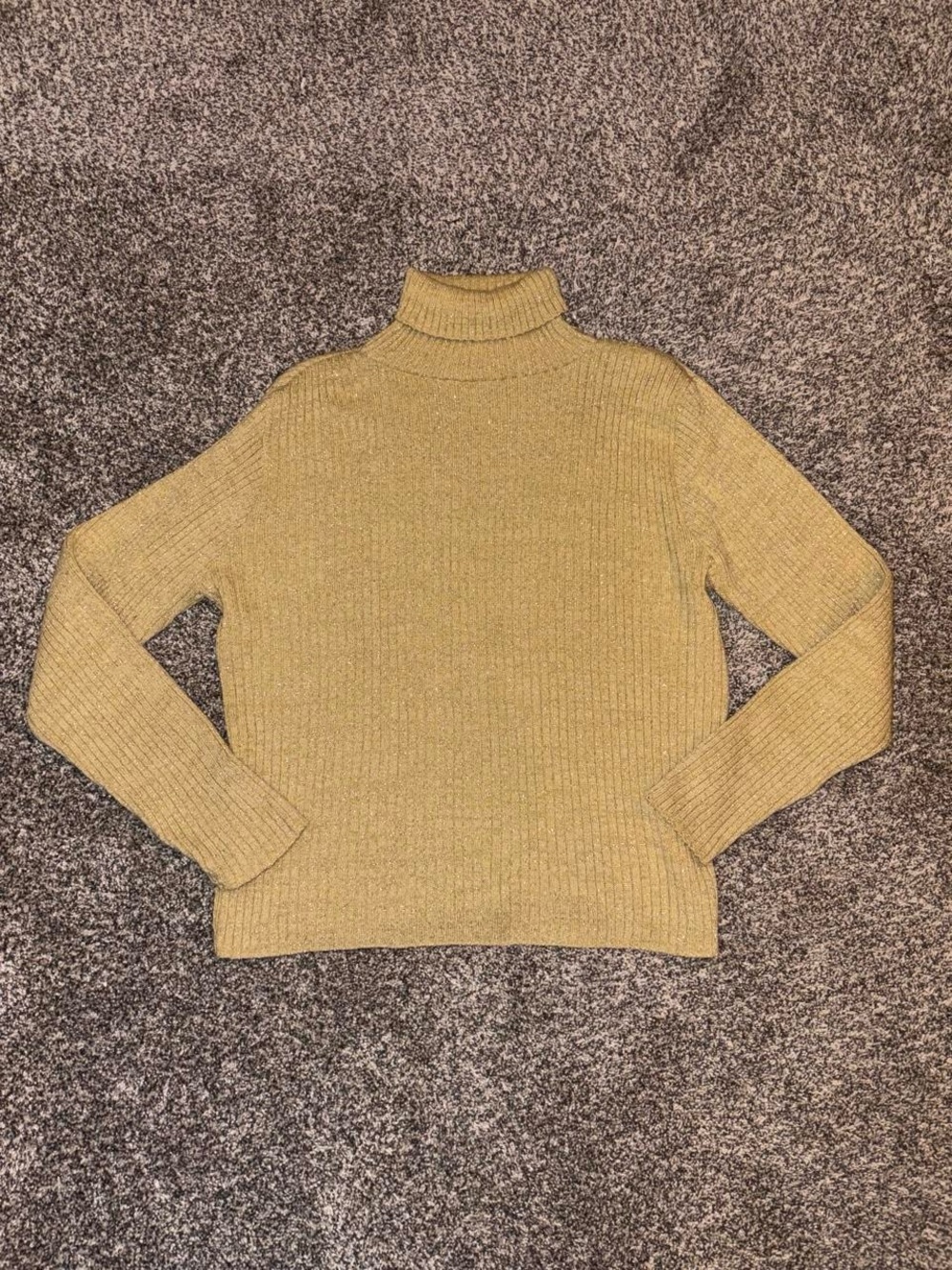 Vintage gold turtle neck sweater